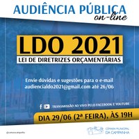 Ajude a definir as metas e prioridades do Município!