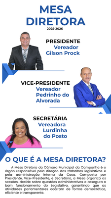 MESA DIRETORA