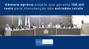 Câmara aprova projeto que garante 100 mil reais para manutenção das estradas rurais Câmara aprova projeto que garante 100 mil reais para manutenção das estradas rurais