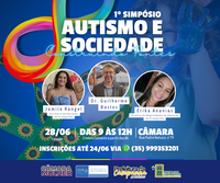 Câmara realiza 1º Simpósio “Autismo e Sociedade – Construindo Pontes” com palestras e troca de experiências