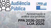 Câmara realiza Audiência Pública sobre o PPA 2026–2029 e a LOA 2026