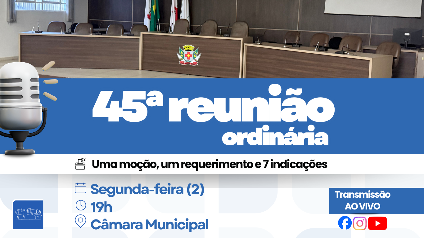 Câmara vota alteração na LOA e propostas voltadas à inclusão, mobilidade e infraestrutura