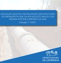 Indicação solicita a revitalização das estruturas de drenagem pluvial da Rua Augusto Baldo e da Avenida Antônio Germano da Silva Indicação solicita a revitalização das estruturas de drenagem pluvial da Rua Augusto Baldo e da Avenida Antônio Germano da Silva