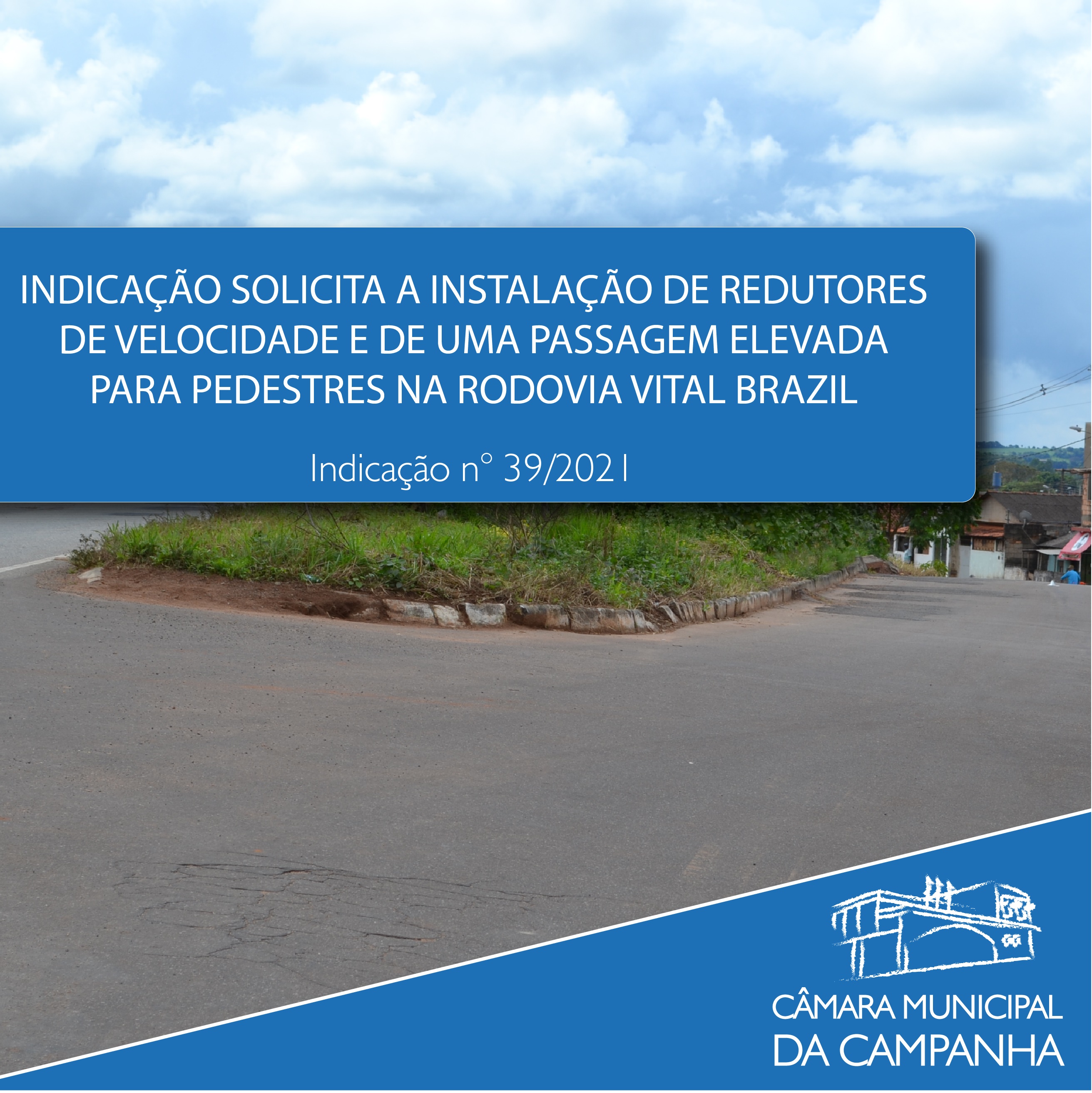 Indicação solicita ações para promover maior segurança na Rodovia Vital Brazil