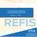 IPTU: REFIS é sugerido em Indicação