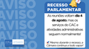 Recesso Parlamentar Recesso Parlamentar
