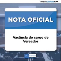 Vacância do cargo de Vereador